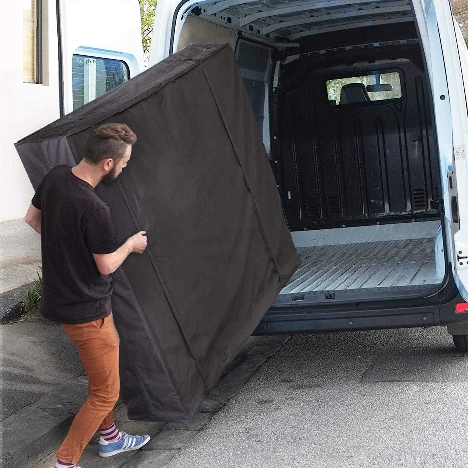 Waterproof Mattress Storage Bag for Moving And Storage Reusable Heavy Duty Canvas Mattress Bag With Zipper And Lifting & Moving Straps - Cheap Fitting