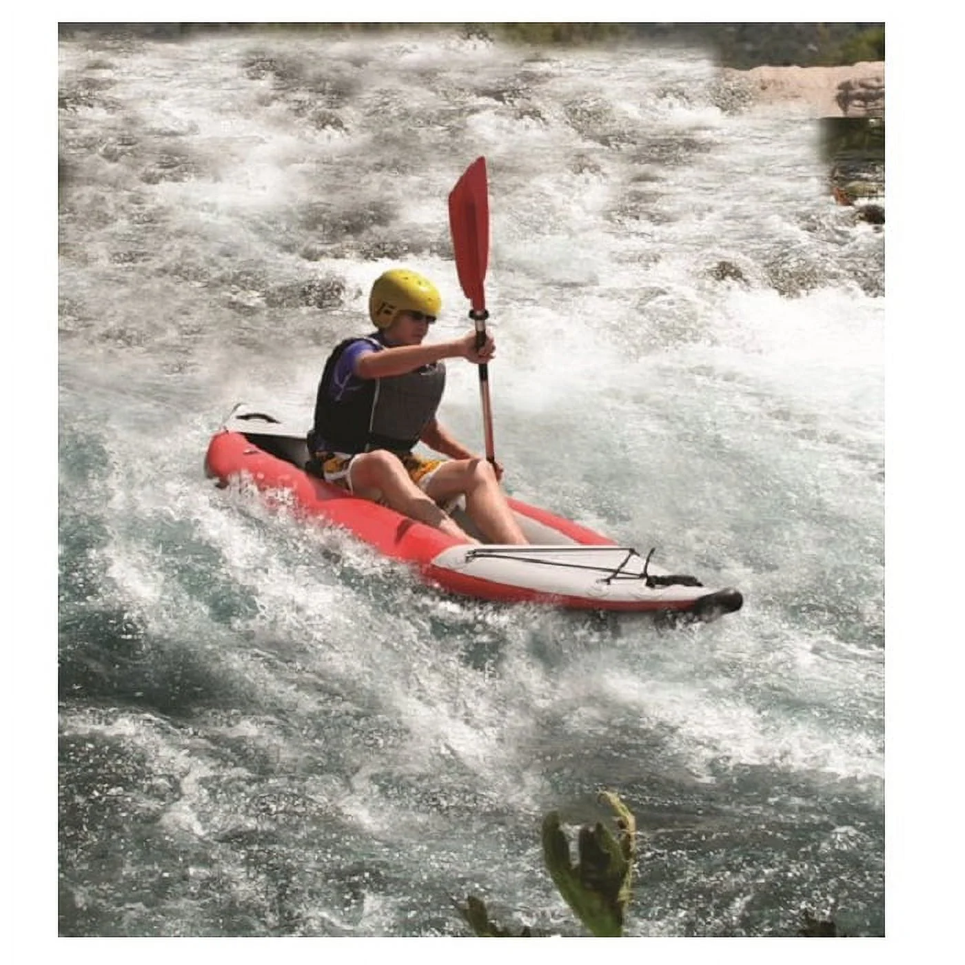 Swim Central Inflatable Whitewater Kayak Flare, 114-Inch - Cheap Fitting