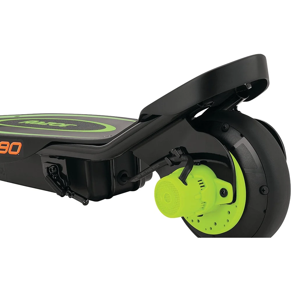 Razor 13111416 E90 Power Core Electric Scooter Green Bundle with 1 Year Extended Protection Plan - Cheap Fitting
