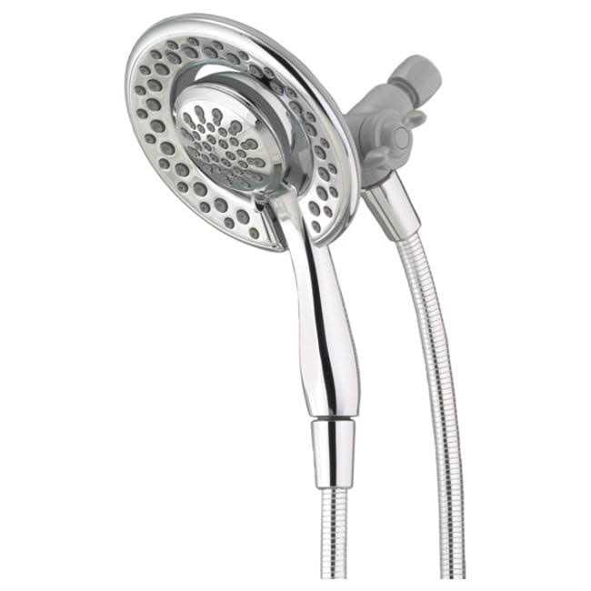 Delta 4-Setting In2ition 1.75 GPM Shower Head with Hose - Cheap Fitting