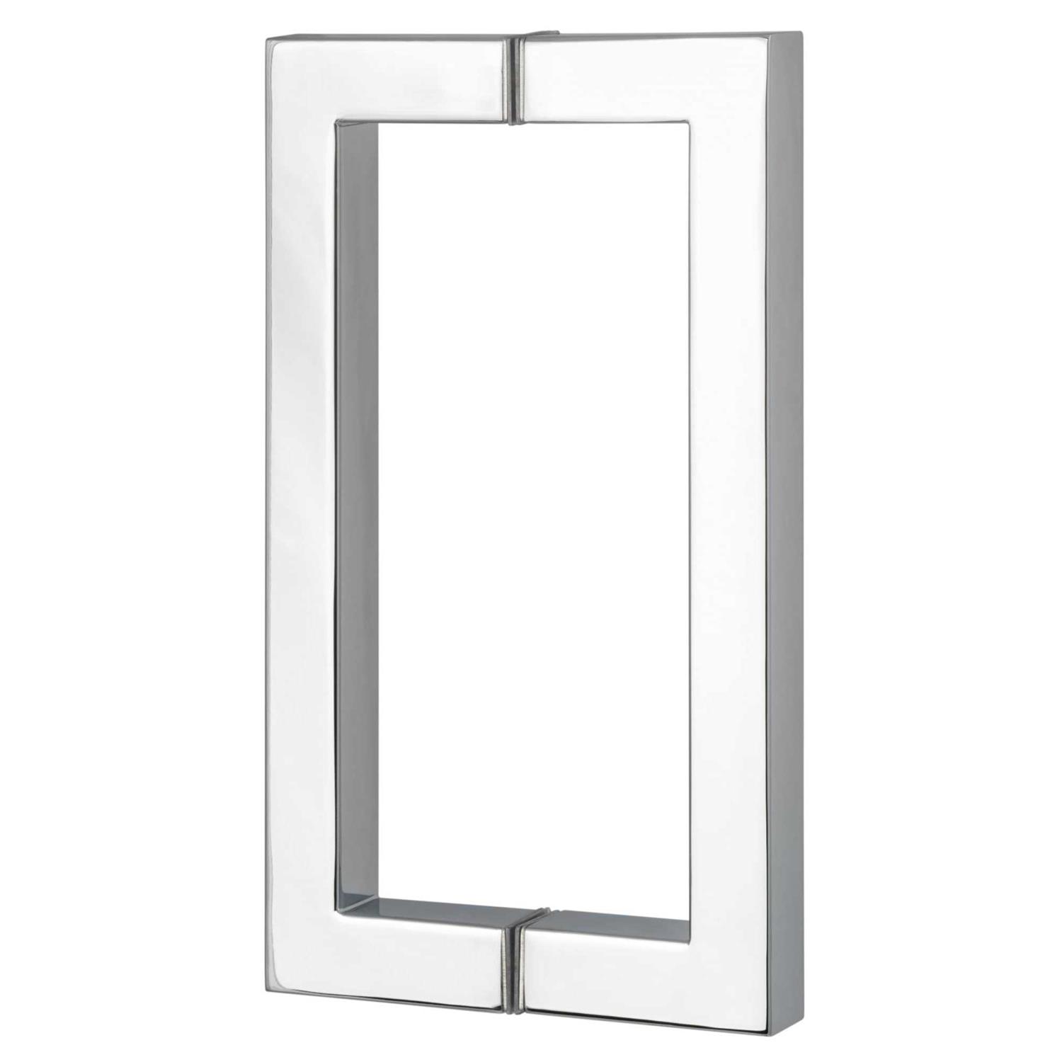 Sure-Loc Hardware 9 Square Shower Door Handle Push/Pull Plate Finish SHR-SQ1 - Cheap Fitting