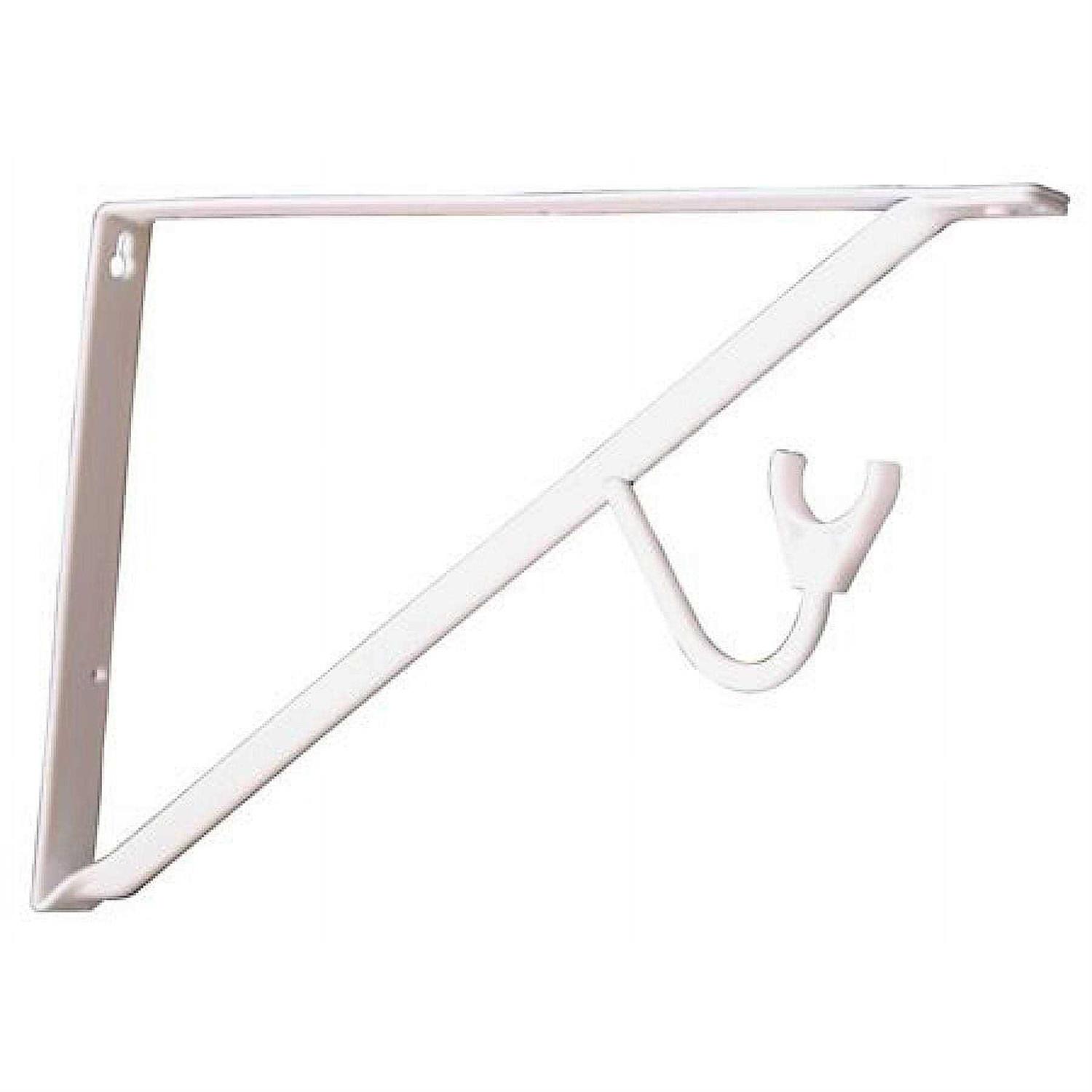 John Sterling RP-0496-WT WHT Large Hvy Duty Shelf and Rod Brkt - Cheap Fitting