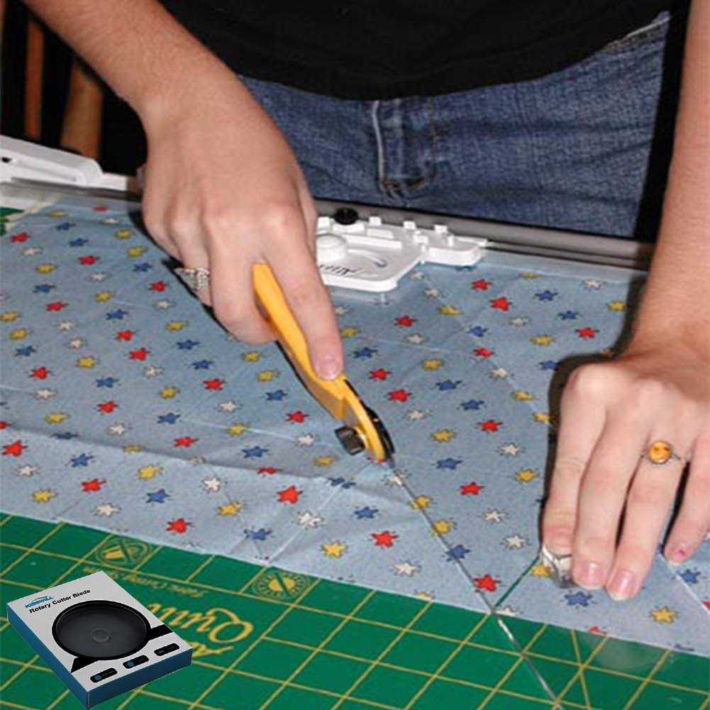 Rotary Cutter Blades 45mm 10 Pack by KISSWILL Fits Fiskars - Cheap Fitting