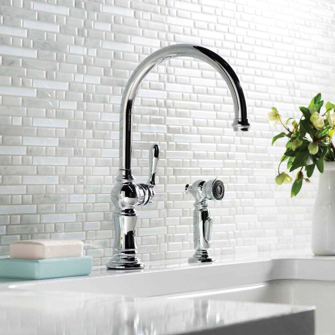 Kohler K-99262-CP Artifacts Kitchen Faucet Polished Chrome - Cheap Fitting