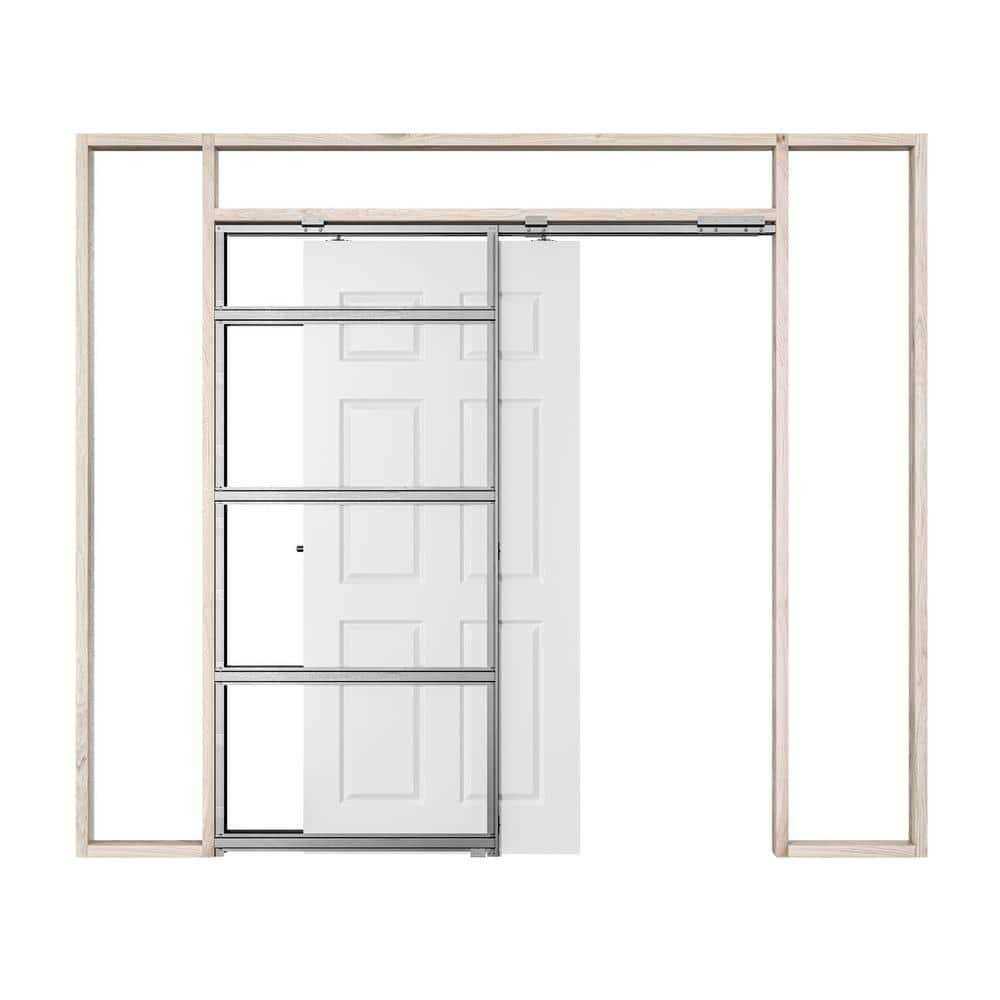 Rocket Pocket 80 In. Steel Single Pocket Door Frame System RP.RUSGC007112032 - Cheap Fitting