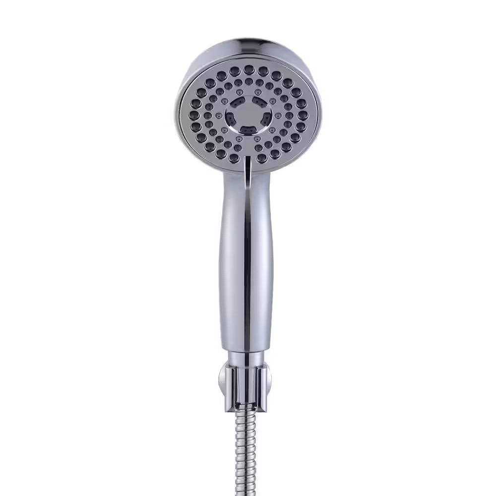 Glacier Bay 6-Spray 3.7 in. Single Wall Mount Handheld Adjustable Shower Head - Cheap Fitting