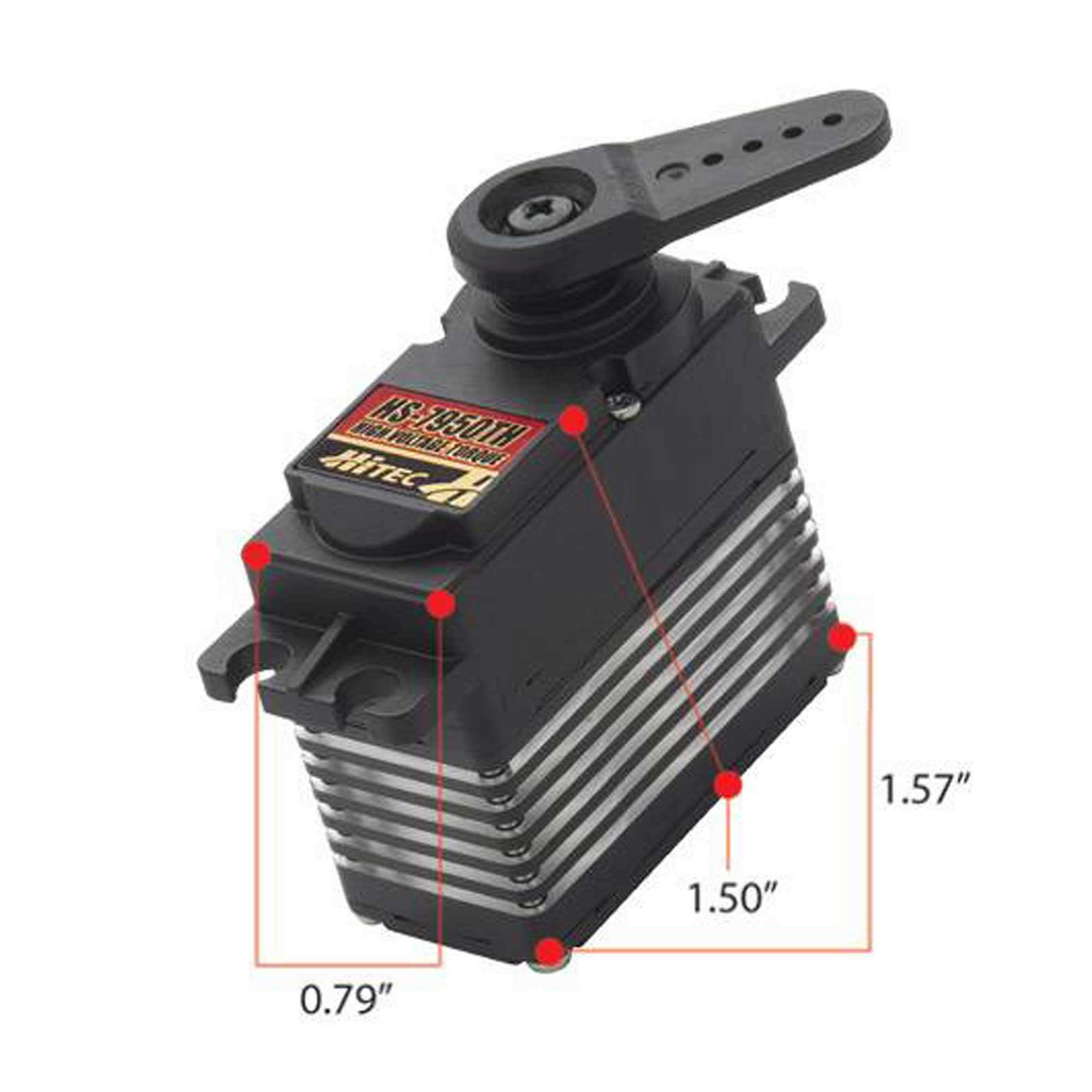 Hitec RCD Ultra Torque Titanium Gear Coreless HV HS-7950TH - Cheap Fitting