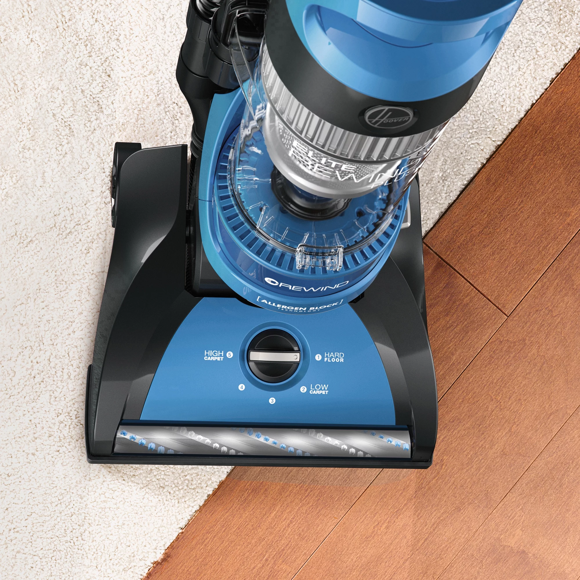 Hoover Elite Rewind Plus Upright Vacuum Cleaner with HEPA Media, UH71200, New - Cheap Fitting