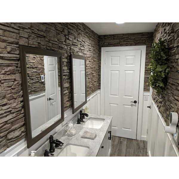 Tritan BP Lightning Ridge 48 in. x 24 in. Faux Stone Siding Panel Finished - Cheap Fitting