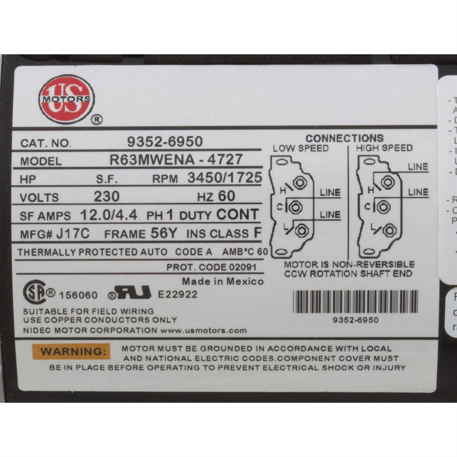 Pump Aqua Flo XP2e 3.0ohp/4.0thp - Cheap Fitting