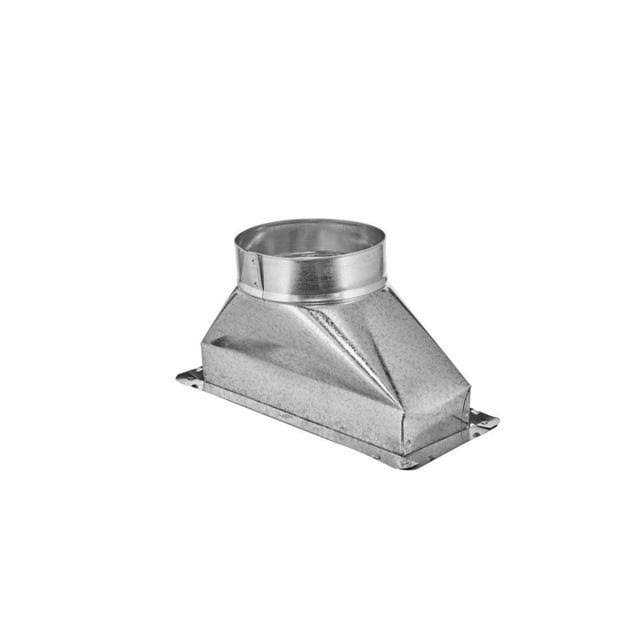 Master Flow 12 in. x 12 in. to 12 in. Register Box with Flange - Cheap Fitting