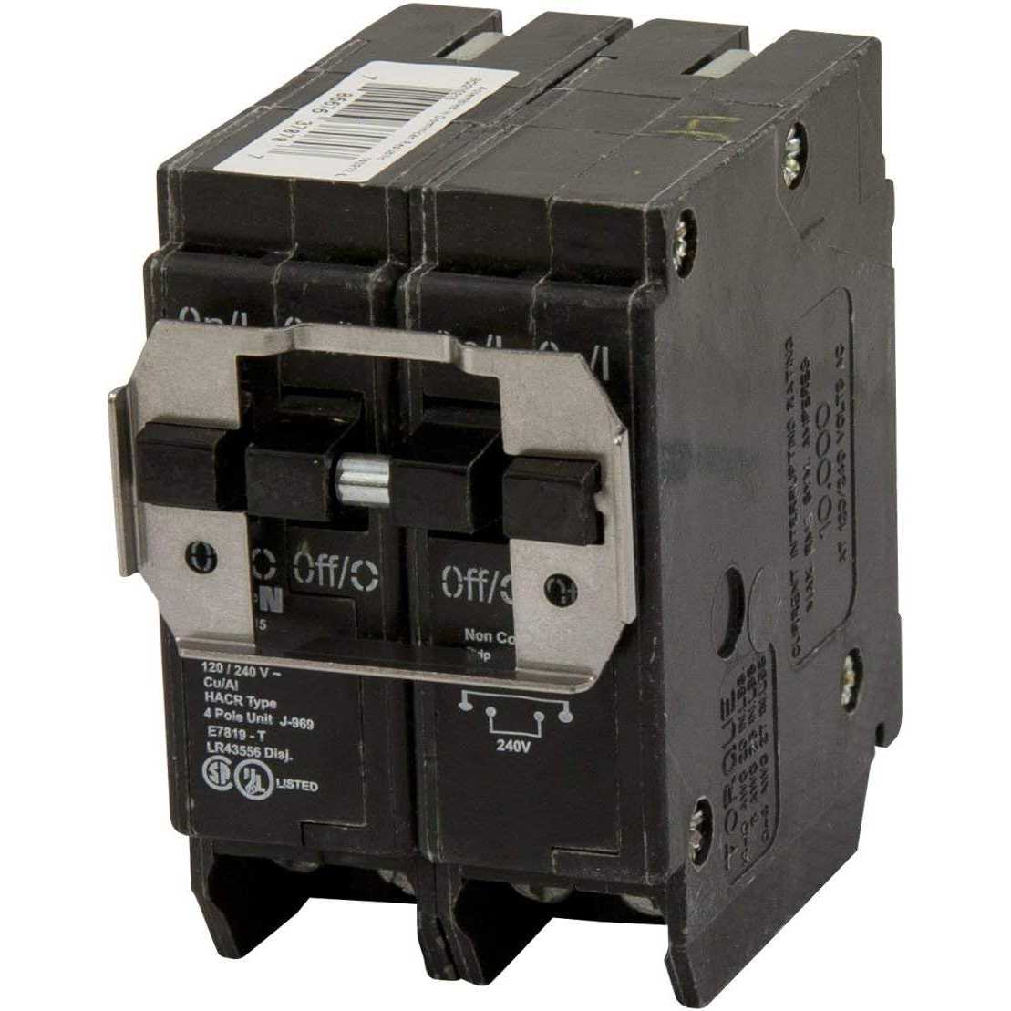 BQC220220 Eaton Quad Circuit Breaker - Cheap Fitting