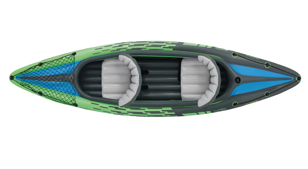 Intex Challenger K2 Kayak, 2-Person Inflatable Kayak Set with Aluminum Oars a... - Cheap Fitting