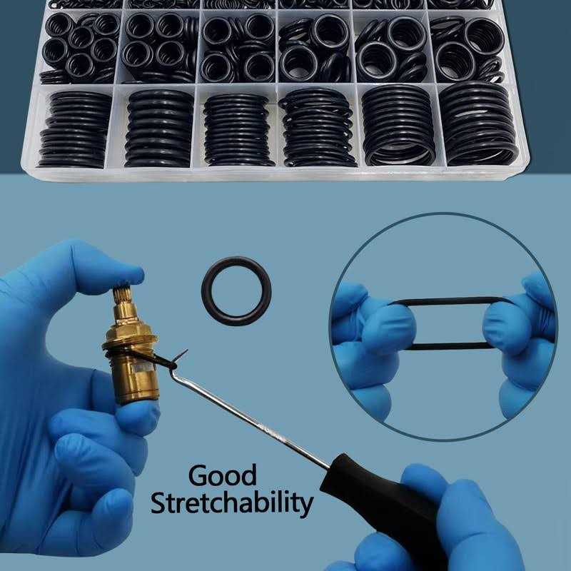 KEZE 870 Pcs Rubber O-Rings Kit with Assorted Oring Tools Set/18 - Cheap Fitting