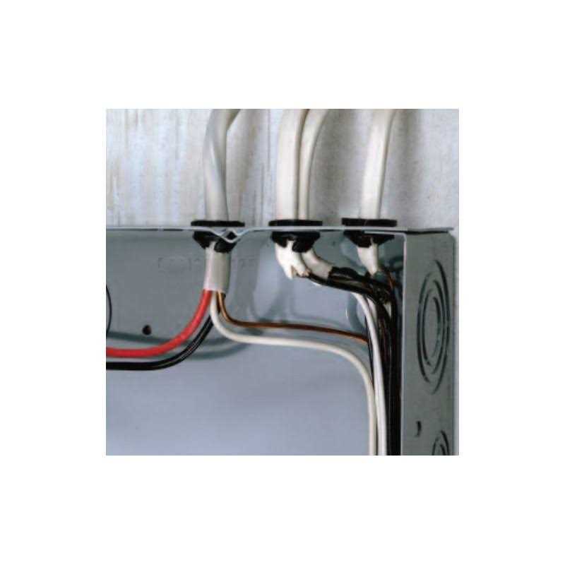 Arlington NM95 Black Button Push-In Non-Metallic Cable Connector - Cheap Fitting