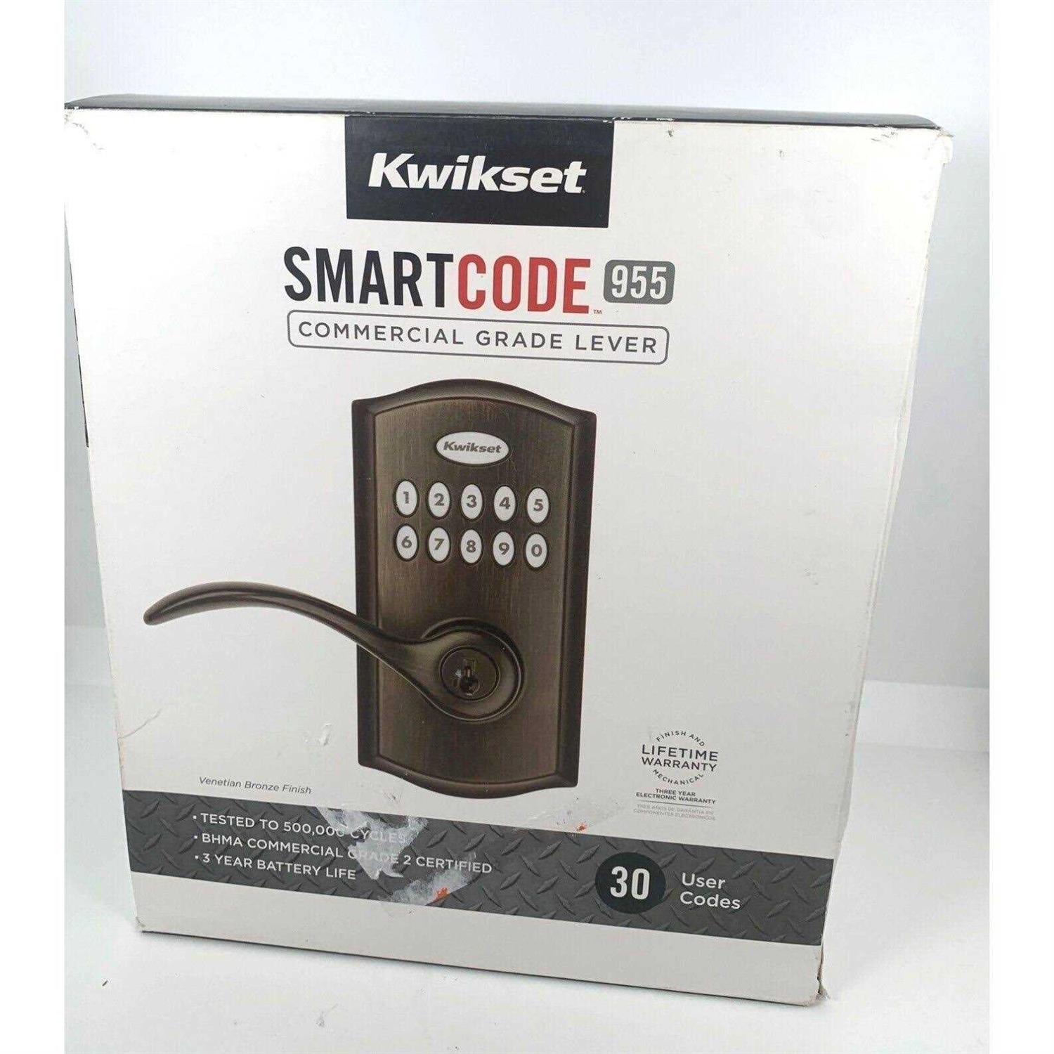 Kwikset 955 SmartCode Electronic Lever - Cheap Fitting