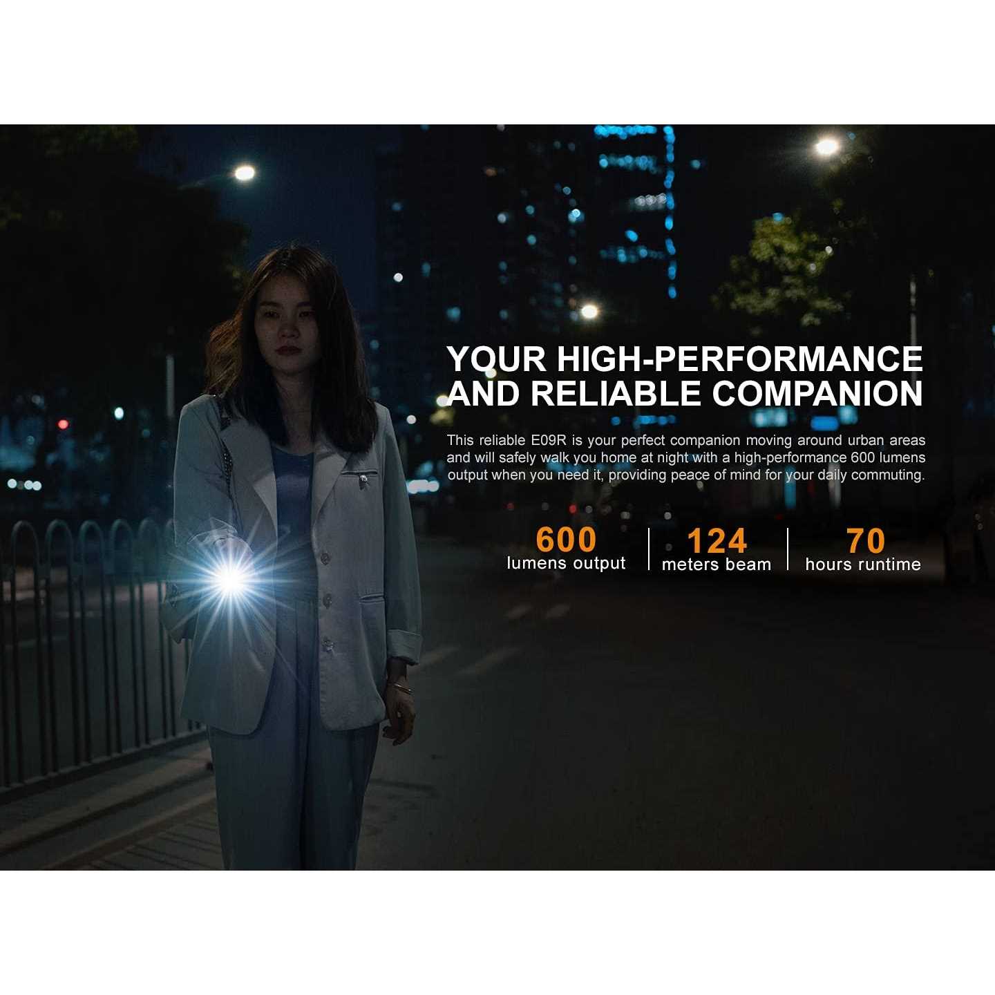 Fenix E09R Rechargeable Flashlight - Cheap Fitting