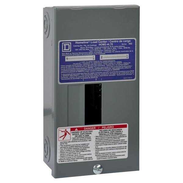 Square D Homeline Indoor Main Lug Load Center 70 HOM24L70SCP - Cheap Fitting