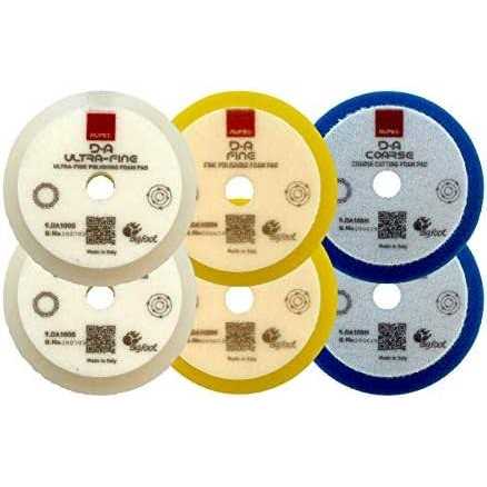 RUPES High Performance D-A Foam Pad 6 Pack Combo Kit - Cheap Fitting