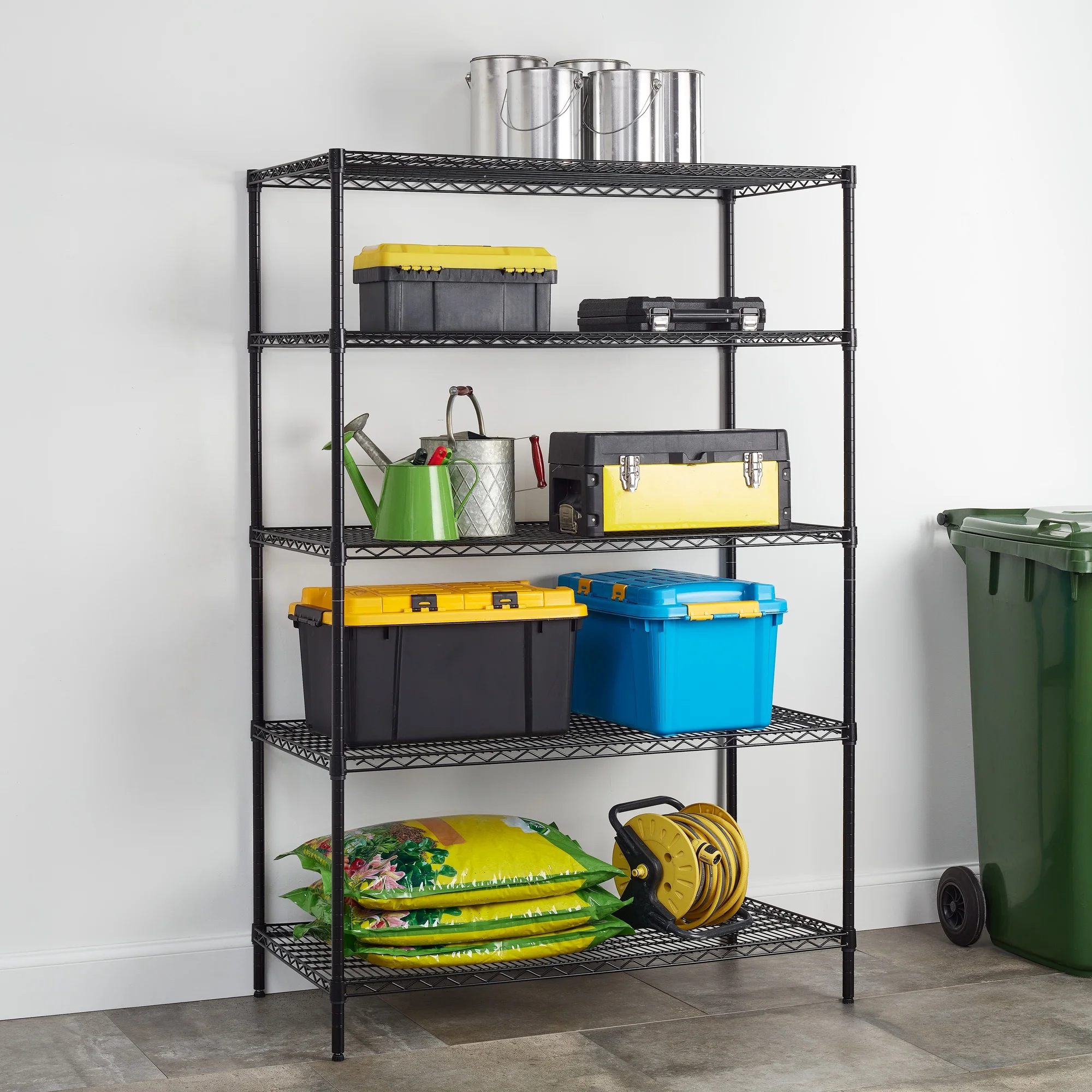 Hyper Tough Steel 5-Tier Storage Shelf Unit 72