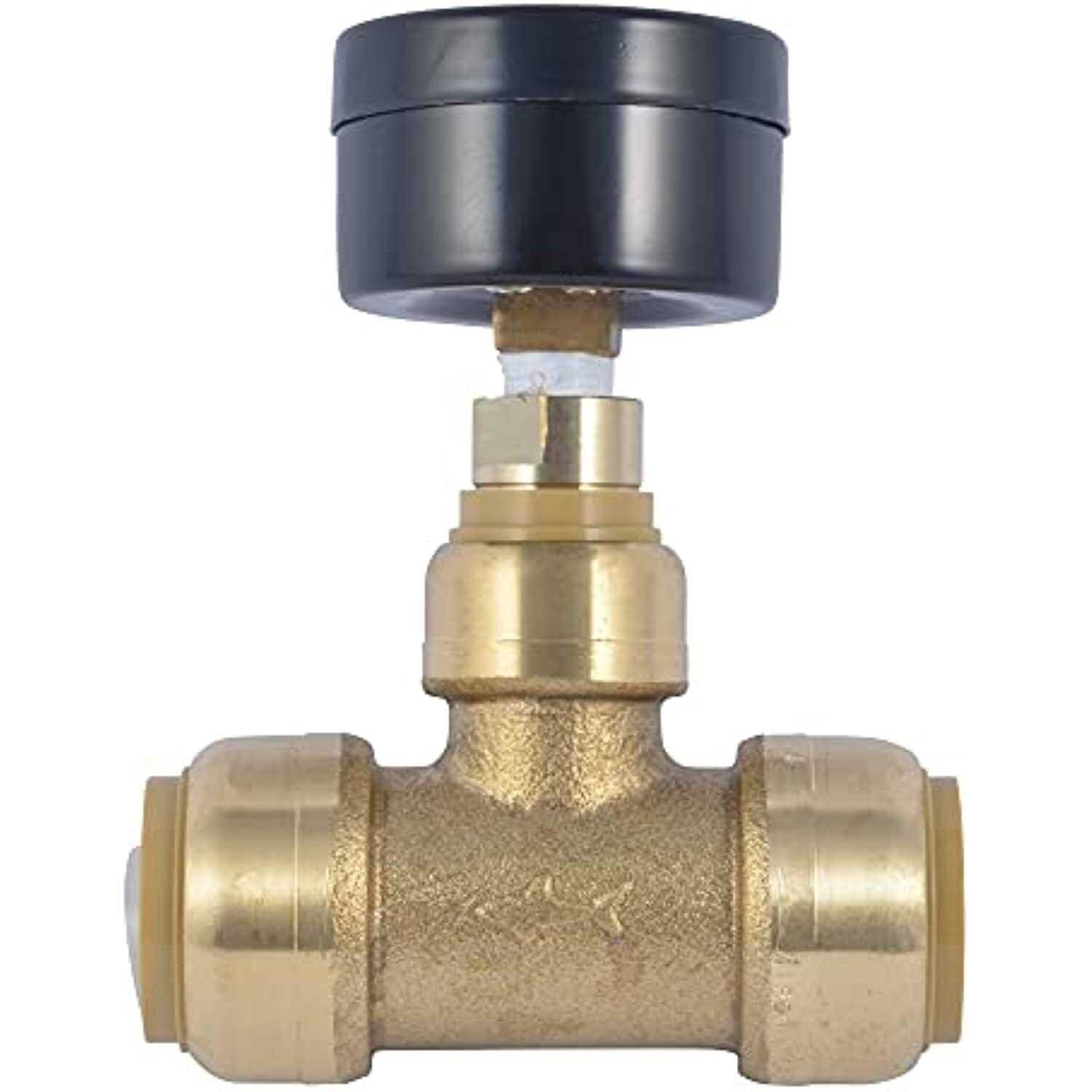 SharkBite Tee Pressure Gauge Assembly Valve - Cheap Fitting