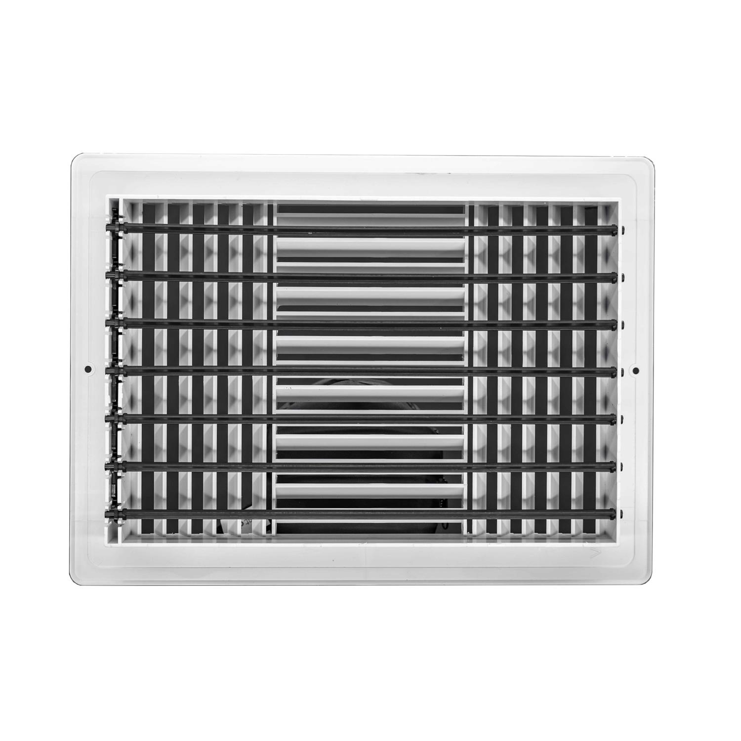 Venti Air 8 in Plastic 3 Way Supply Register - Cheap Fitting