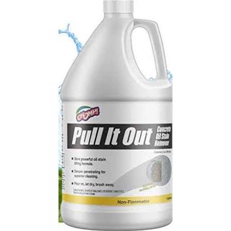 CHOMP! Concrete Oil Stain Remover Pull It Out Removes and Cleans Oils - Cheap Fitting