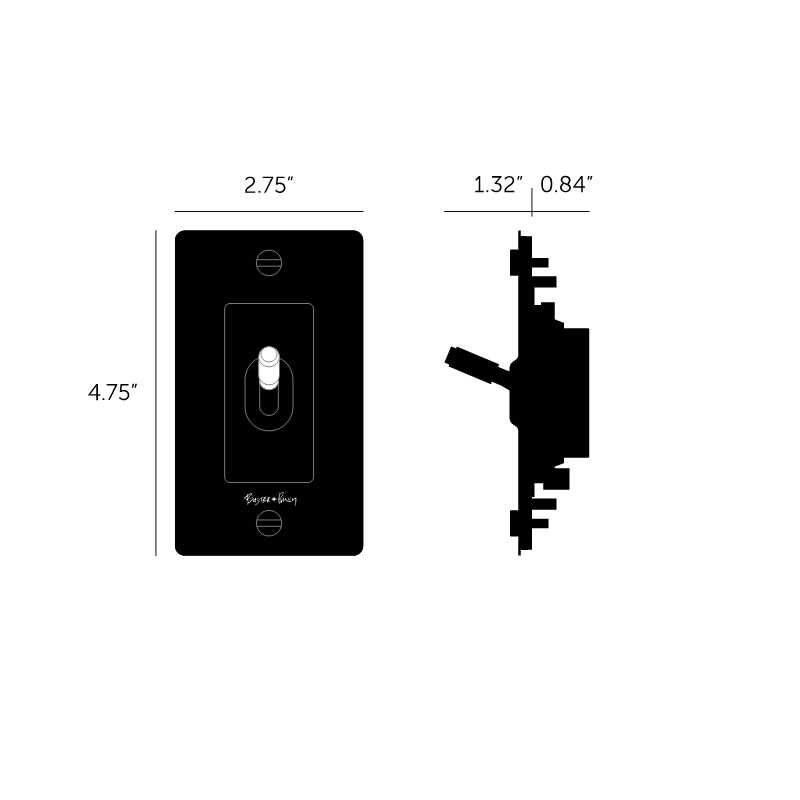 Buster + Punch 1G Toggle Switch - Cheap Fitting