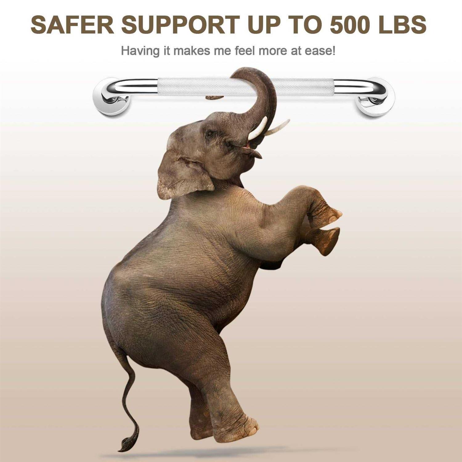 2 Pack Grab Bars for Elderly for Wall Fit Studs - Cheap Fitting