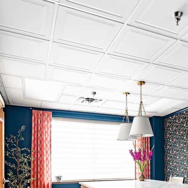 Armstrong Ceilings 24 in. x 24 in. Tegular Single Raised Ceiling Tile - Cheap Fitting