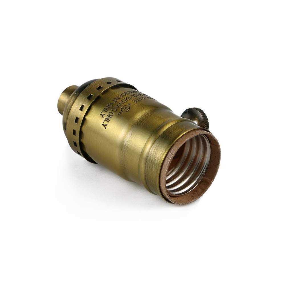 Antique Full Range Dimmer Socket Incandescent Lamp Holder Vintage Edison Pendant Light Socket E26 150 Watt 120 Volt - Cheap Fitting