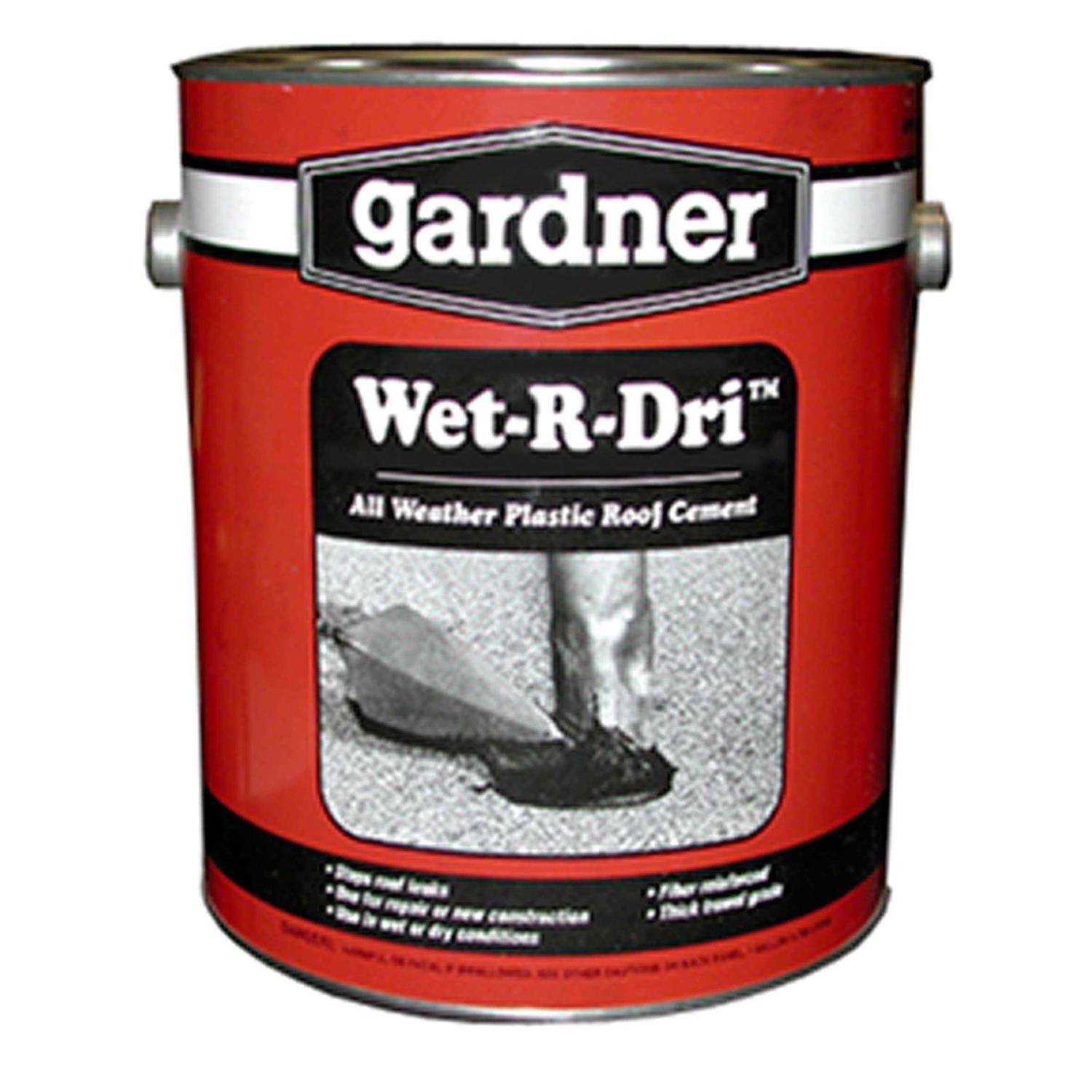 Gardner Wet-R-Dri All Weather Plastic Roof Cement - Cheap Fitting