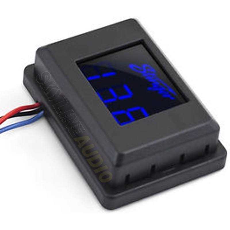 Stinger SVMB Blue LED Voltage Display - Cheap Fitting