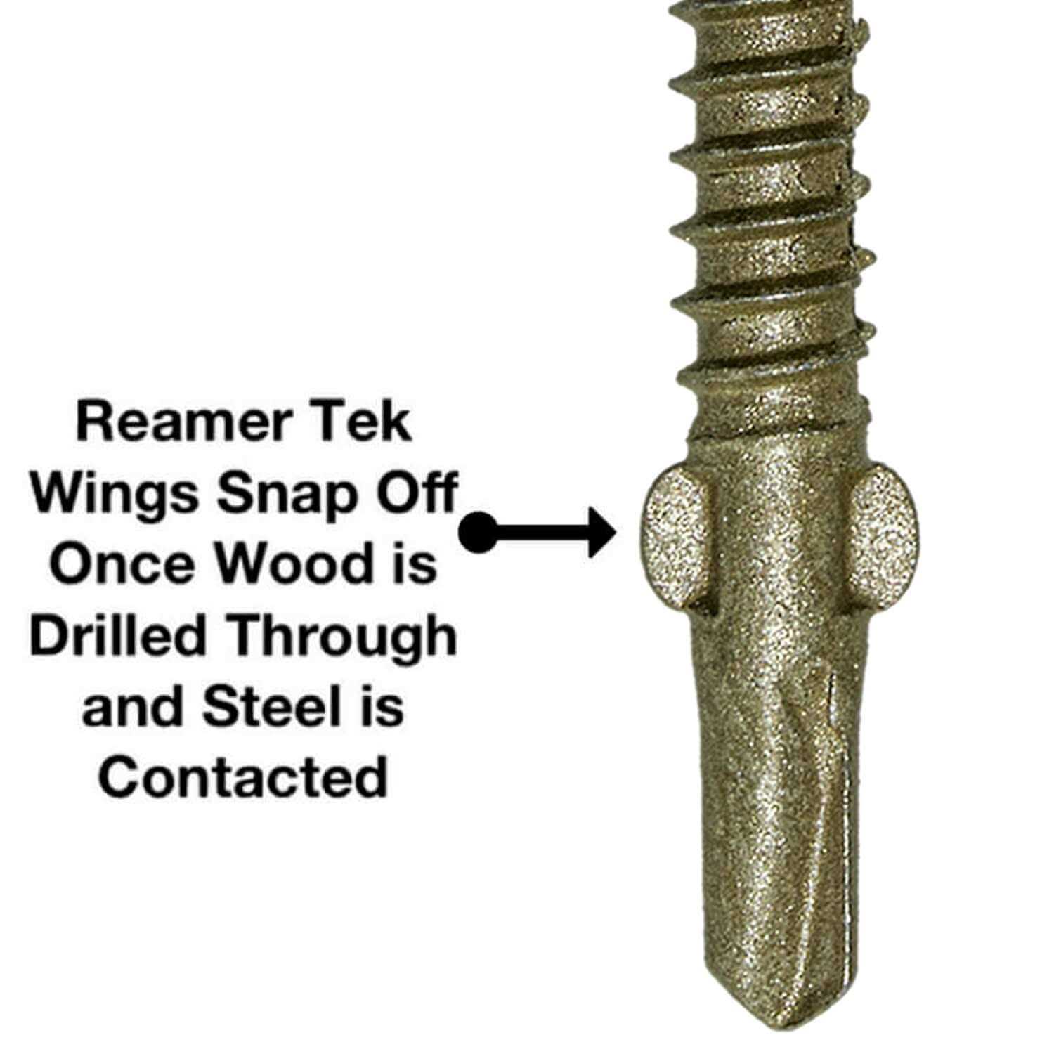 Jake Sales Reamer Tek Torx/Star Head Self-Drilling Wood to Metal Screws - Cheap Fitting