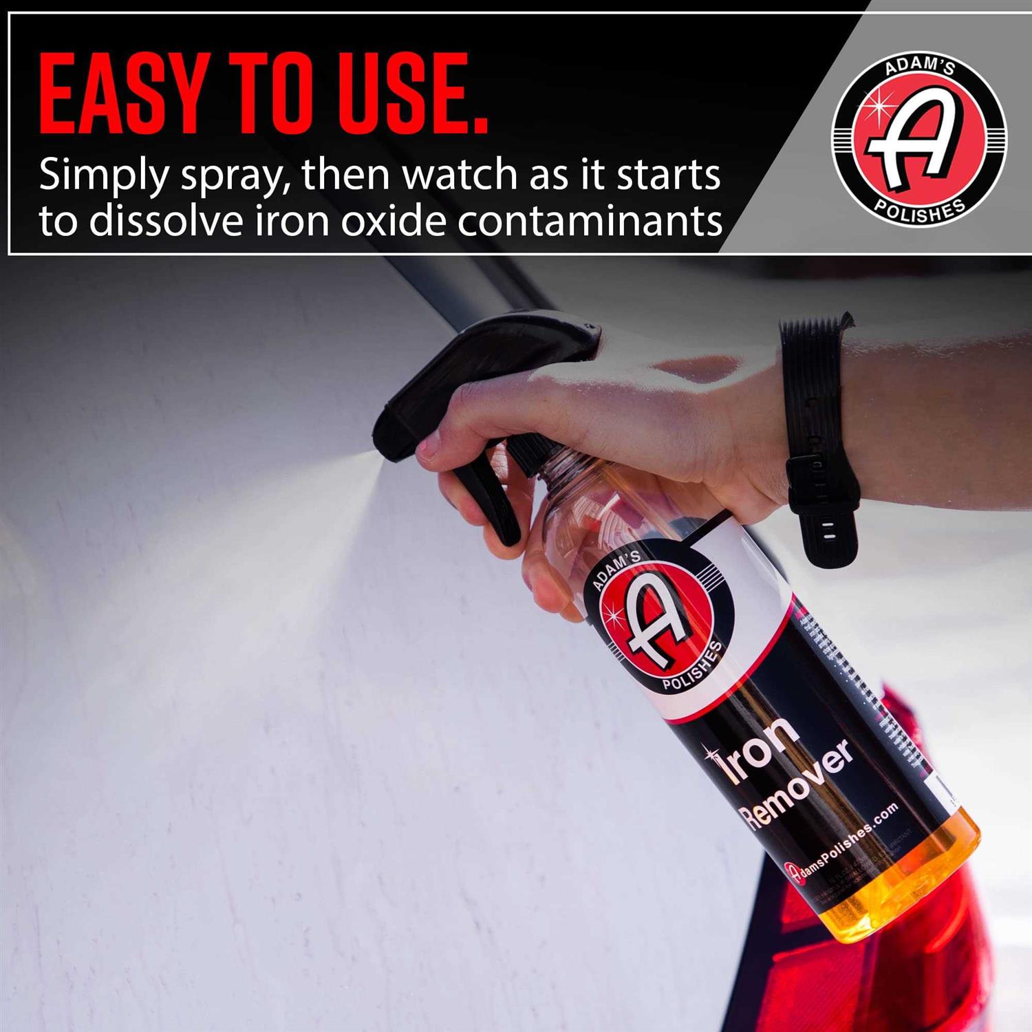 Adam’s Iron Remover Iron Out Fallout Rust Remover Spray for car Detailing - Cheap Fitting