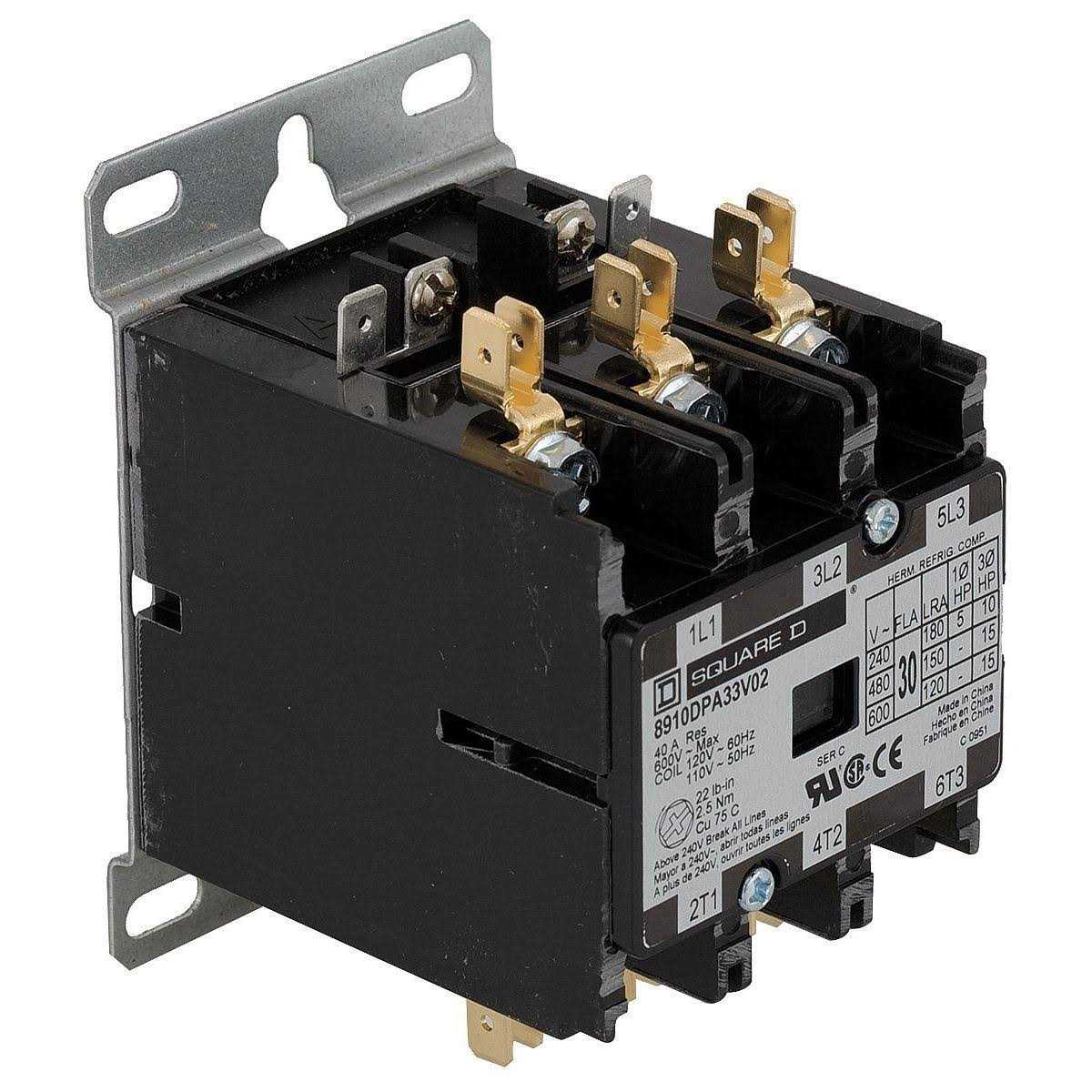 8910DPA33V06 Square D Definite Purpose Contactor - Cheap Fitting