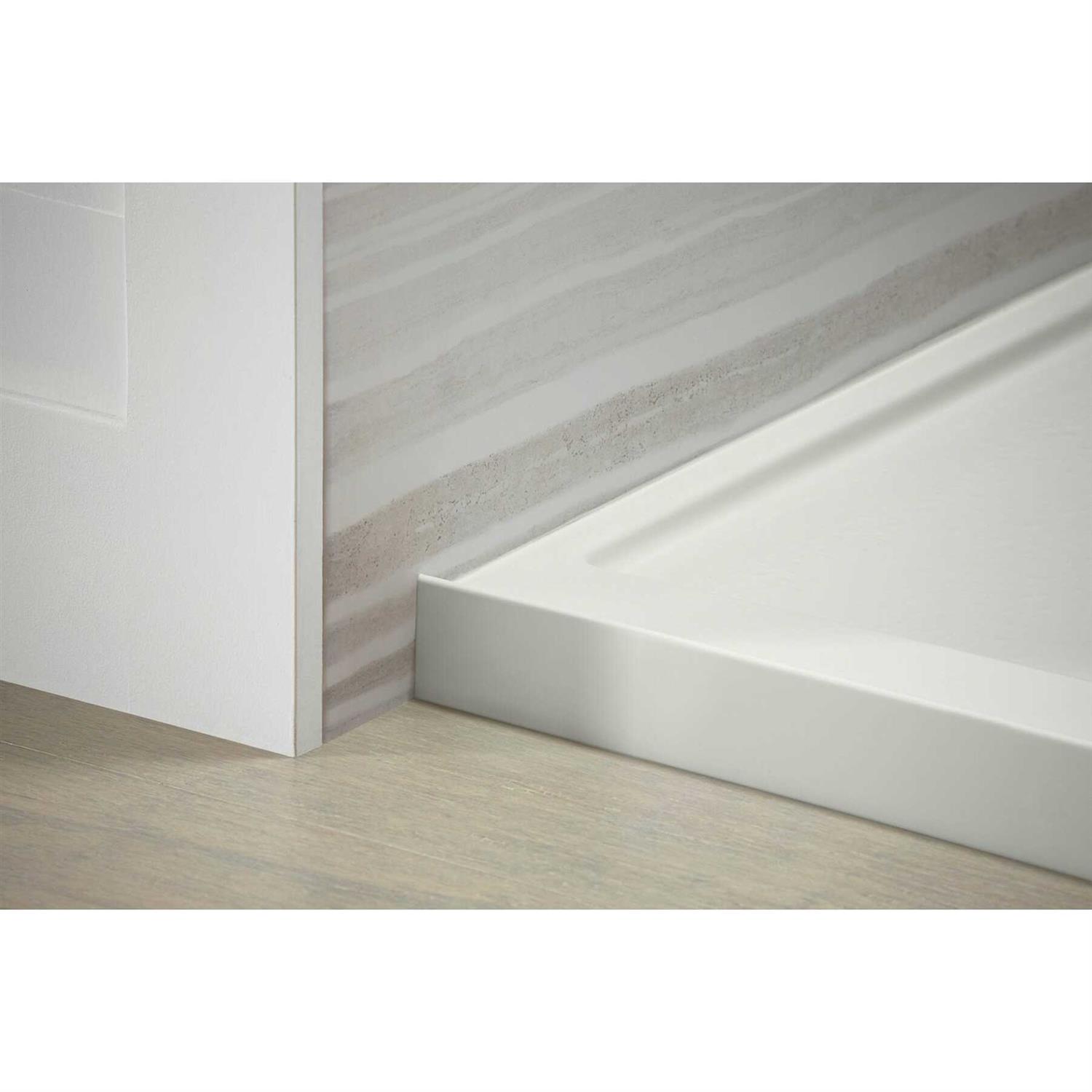 Kohler Rely 48 x 42 Single-Threshold Shower Base with Center Drain - Cheap Fitting