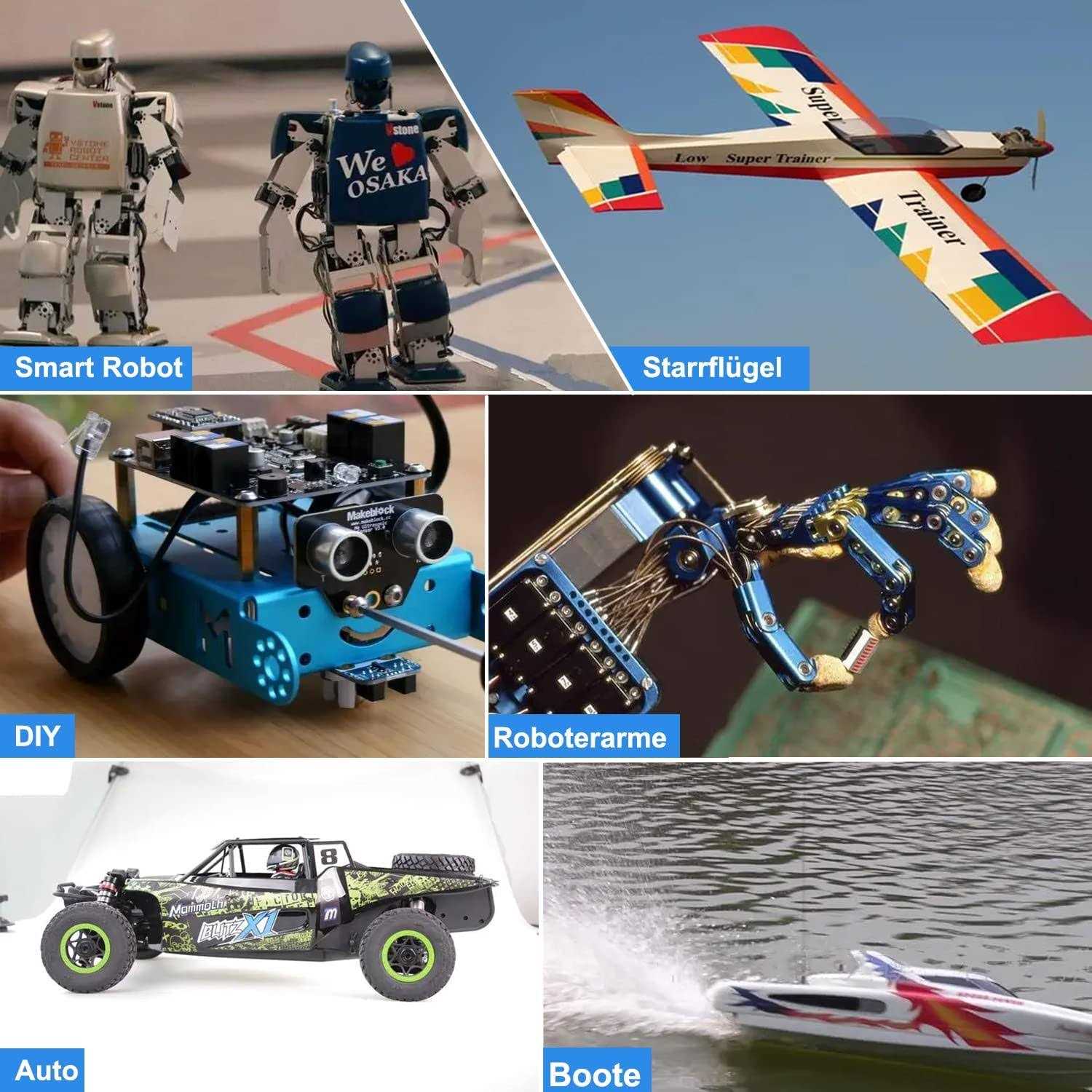 Miuzei 20kg Servo Motor high torque rc Servo metal gear waterproof for R/c model diy Car Robot - Cheap Fitting