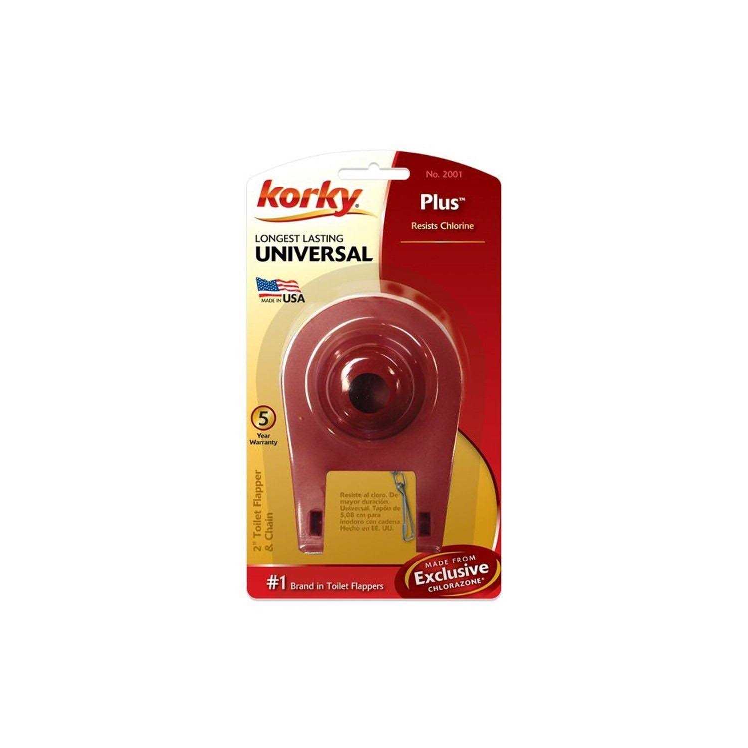 Korky Universal Toilet Flapper - Cheap Fitting
