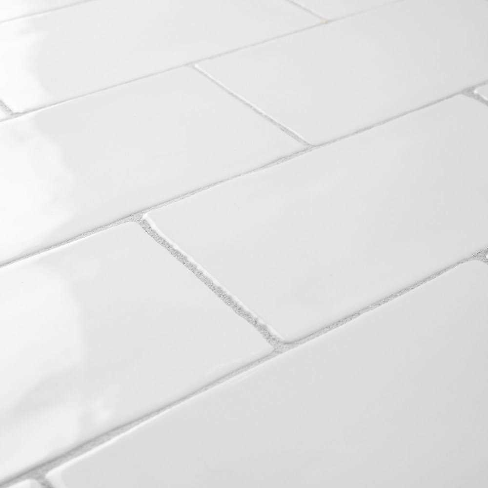 Merola Tile Castillo White 3-in x 6 Ceramic Wall Tile - Cheap Fitting