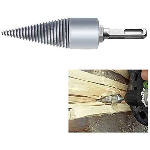 Firewood Log Splitter Drill Wood Splitter Drill Bits,Heavy Duty Drill Screw Cone Driver for Hand Drill Stick - Cheap Fitting