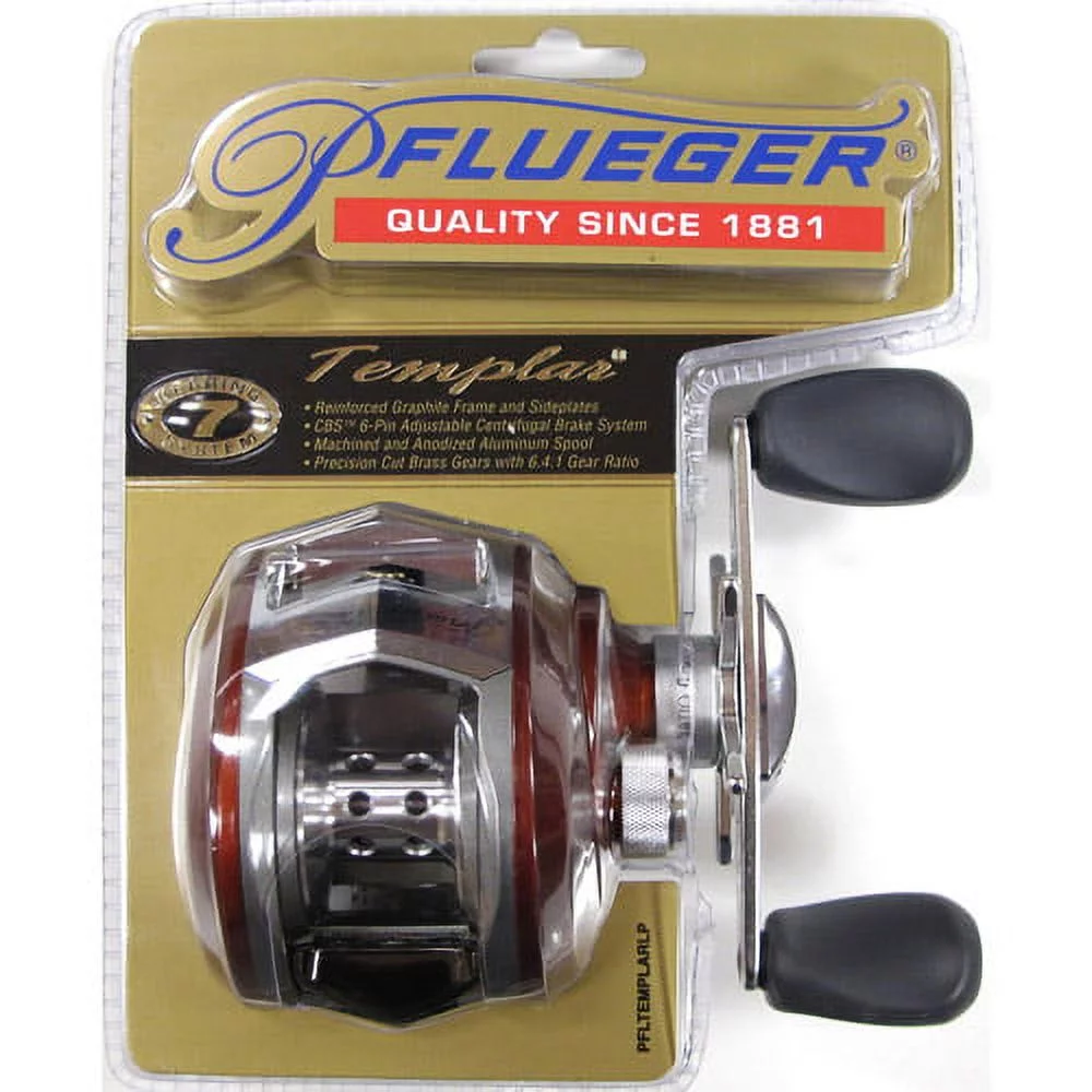 Pflueger Templar Low Profile Bait Cast Reel - Cheap Fitting