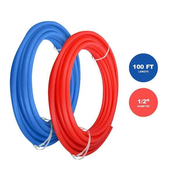 The Plumber&s Choice 1/2 in. x 300 ft. PEX Tubing Potable Water Pipe - Cheap Fitting