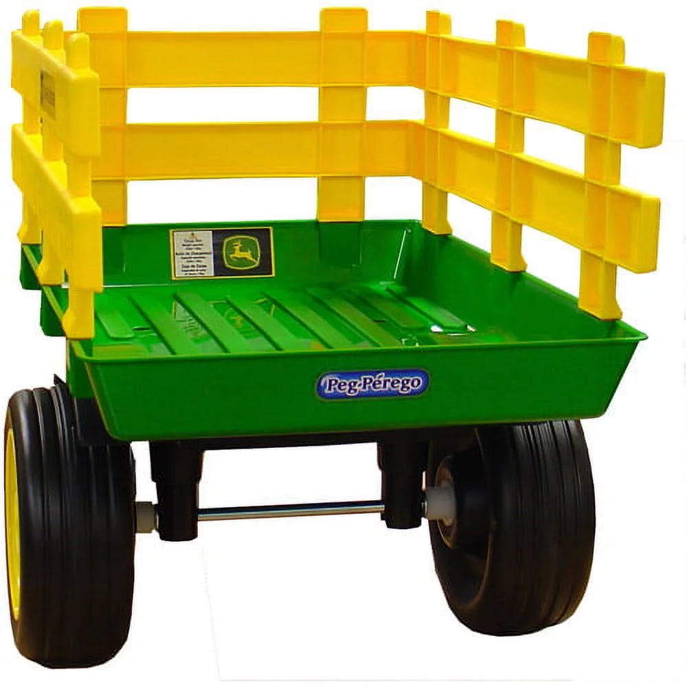 Peg Perego John Deere Stake-Side Trailer - Cheap Fitting