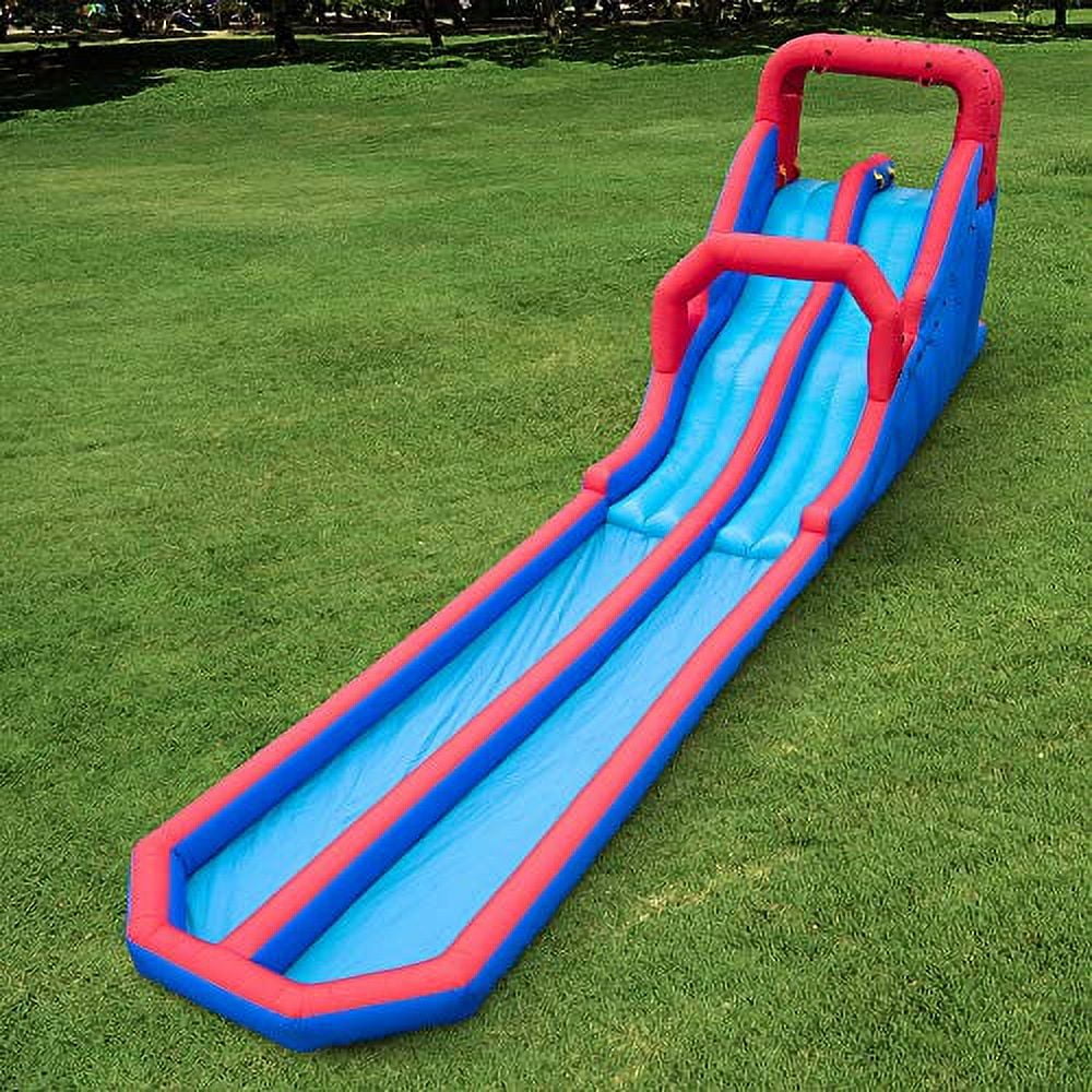 Sunny & Fun Inflatable Water Slide & Blow up Pool, Kids Water Park for Backyard - Cheap Fitting