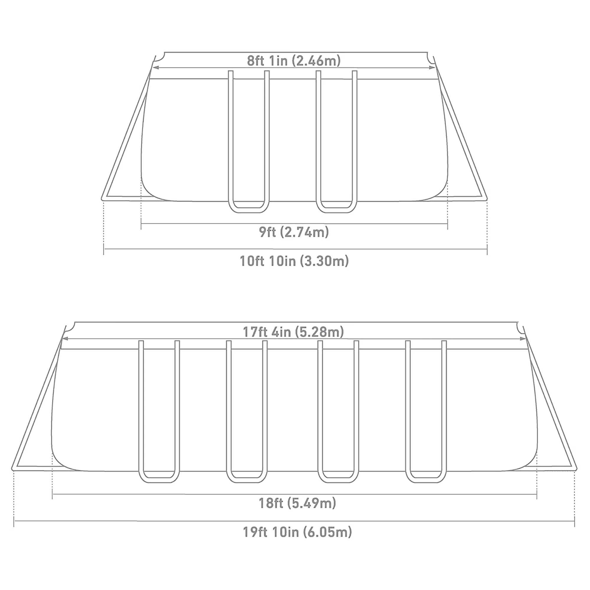Ultra XTR 18' x 9' x 52