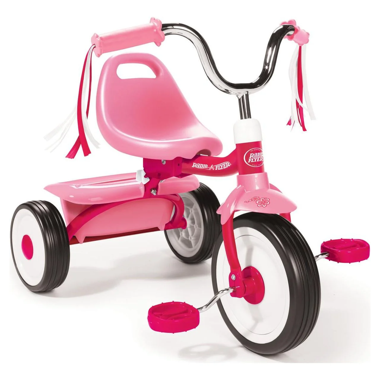 Radio Flyer Ready to Ride Folding Trike Fully Assembled, Red, Boys and Girls Toddler Tricycle - Cheap Fitting