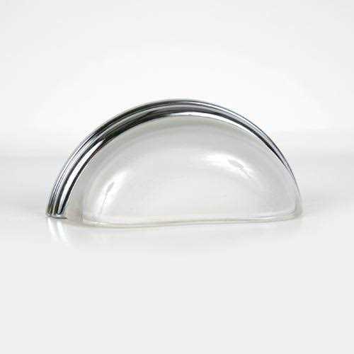 Lews Hardware Glass Cup Pull - Cheap Fitting
