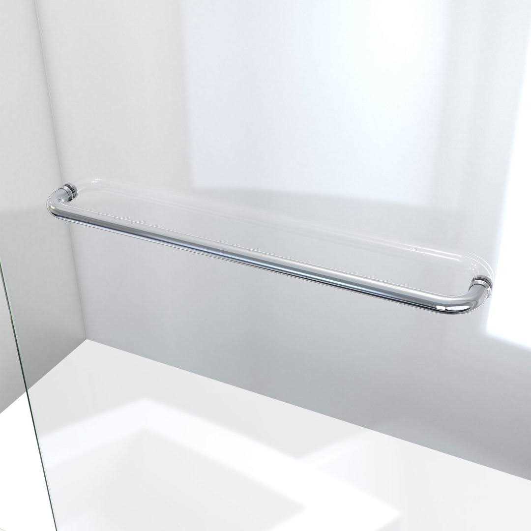 DreamLine Linea 34 in. W x 72 in. H Frameless Shower Screen in Chrome SDLI34W720XTX01 - Cheap Fitting