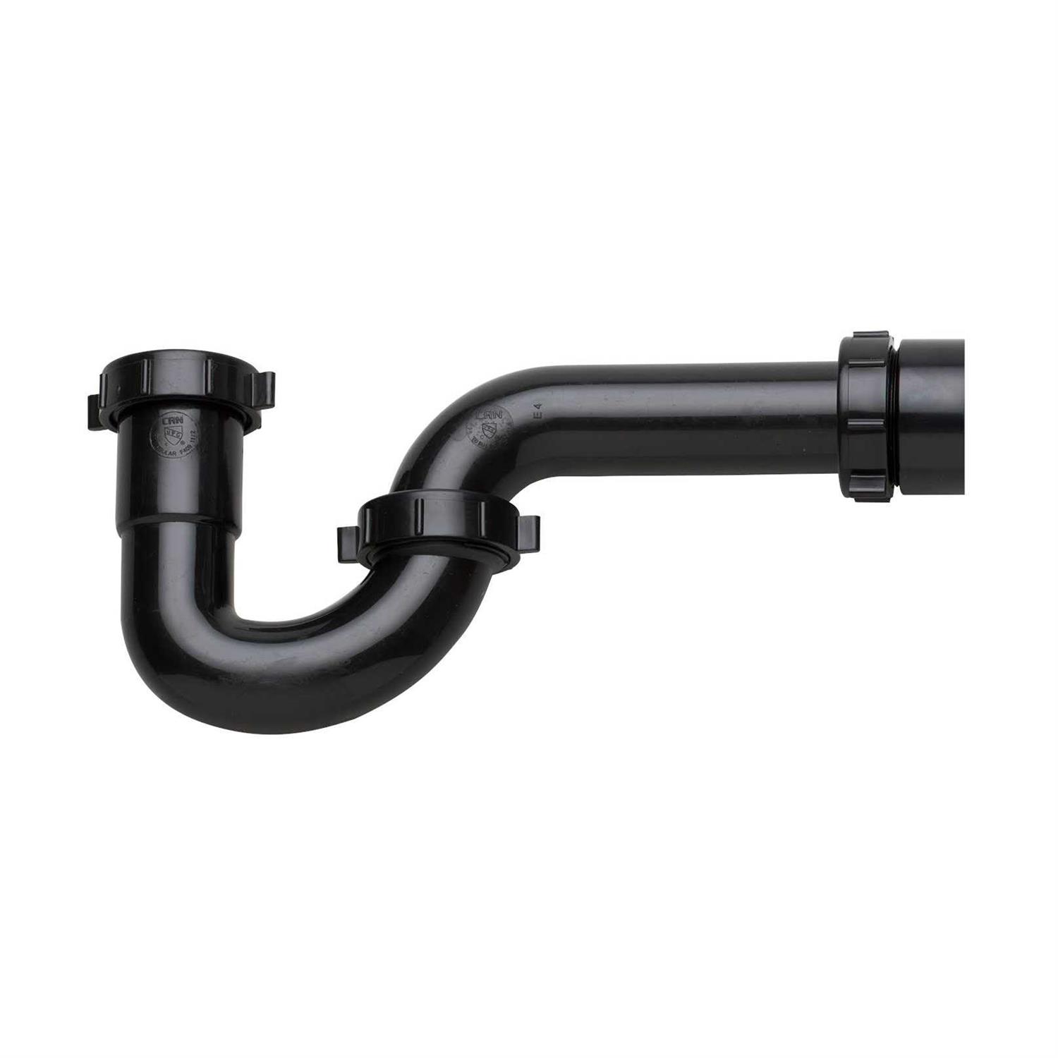 PROFLO PFPTP100 1-1/4 x 1-1/2 Plastic Slip-Joint P-Trap with PVC Marvel Connector - Cheap Fitting